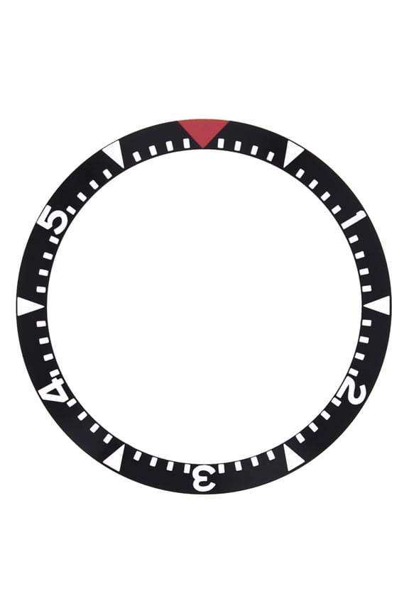 REPLACEMENT BEZEL INSERT BLACK FOR WATCH 36.40MM X 30.30MM