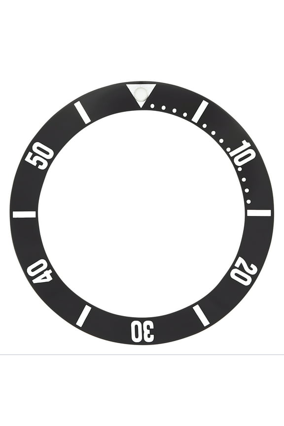 REPLACEMENT BEZEL INSERT BLACK FOR WATCH 44MM X 38MM