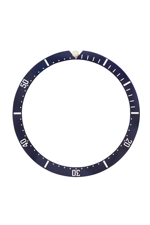REPLACEMENT BEZEL INSERT BLUE FOR WATCH 36.80MM X 31.20MM