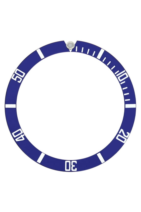 REPLACEMENT BEZEL INSERT BLUE FOR WATCH 37MM X 32MM