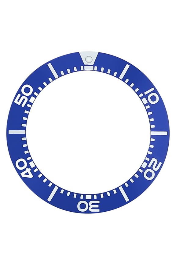 REPLACEMENT BEZEL INSERT BLUE FOR WATCH 38.50MM X 29MM