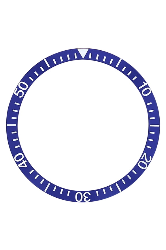 REPLACEMENT BEZEL INSERT BLUE FOR WATCH 38MM X 32MM