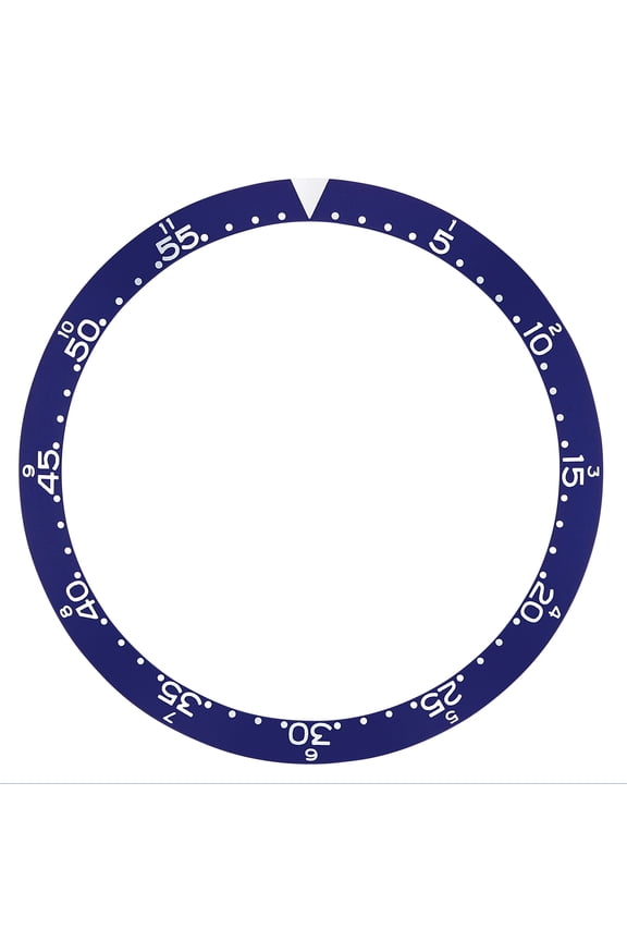 REPLACEMENT BEZEL INSERT BLUE FOR WATCH 39.30MM X 33.20MM