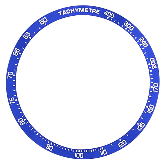REPLACEMENT BEZEL INSERT BLUE FOR WATCH 42.80MM X 37.30MM