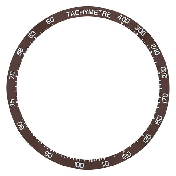 REPLACEMENT BEZEL INSERT BROWN FOR WATCH 40.90MM X 35.30MM