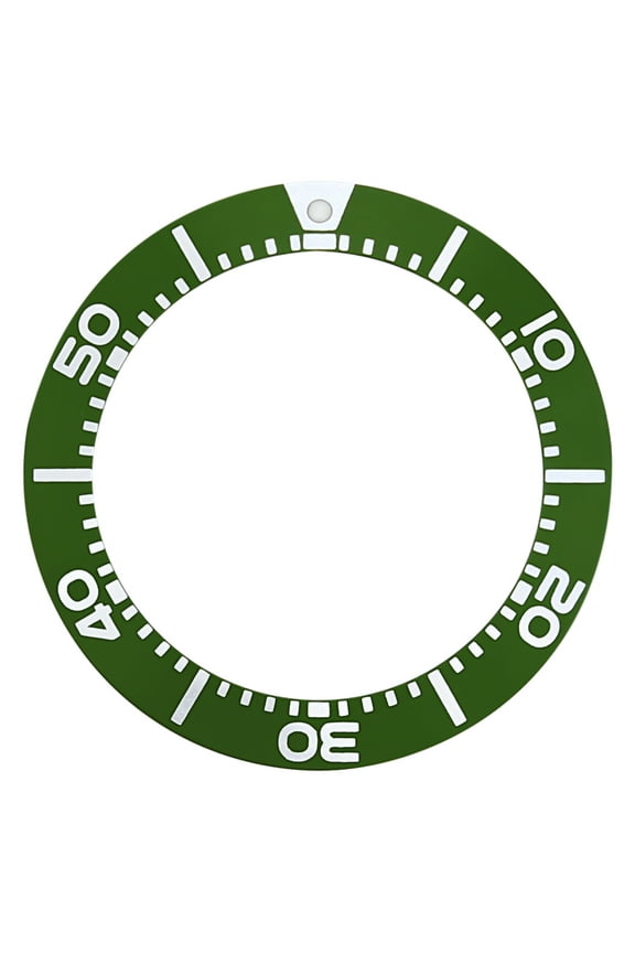 REPLACEMENT BEZEL INSERT GREEN FOR WATCH 38.50MM X 29MM
