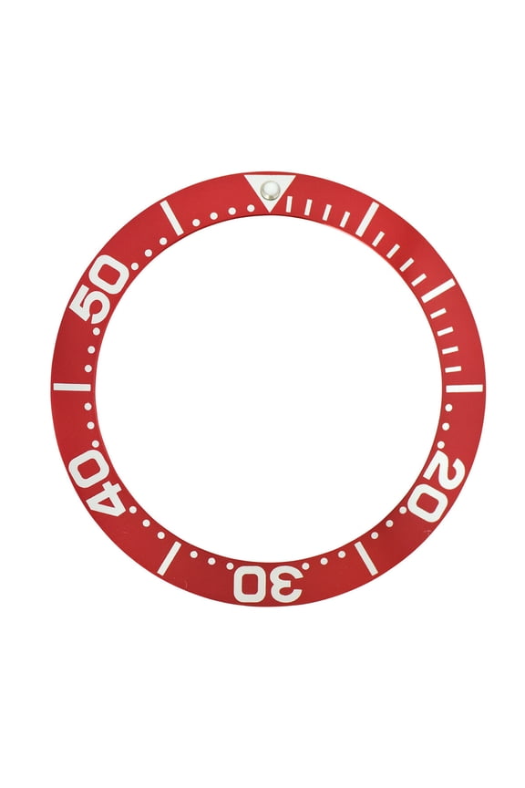 REPLACEMENT BEZEL INSERT RED FOR WATCH 42.90MM X 34MM