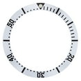 thumbnail image 1 of REPLACEMENT BEZEL INSERT SILVER COLOR FOR WATCH 33.20MM X 26MM, 1 of 2