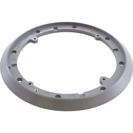 Waterway Plastics 6422097 8 in. Vinyl Liner Main Drain Mounting Plate, Gray