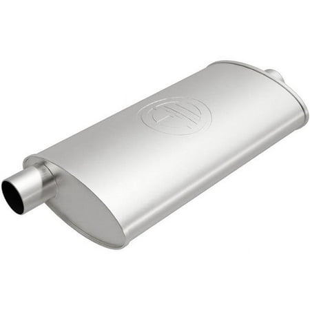 MagnaFlow 1001756 4.5 x 9.75 in. Round Exhaust Muffler - Offset & Center