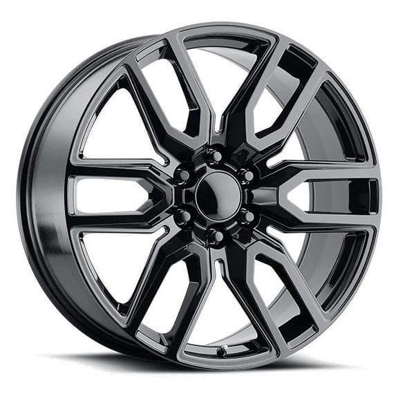 Replica GMC Denali NZH 20x9 +27 Gloss Black Wheel 6x139.7 6x5.5 (QTY 1)