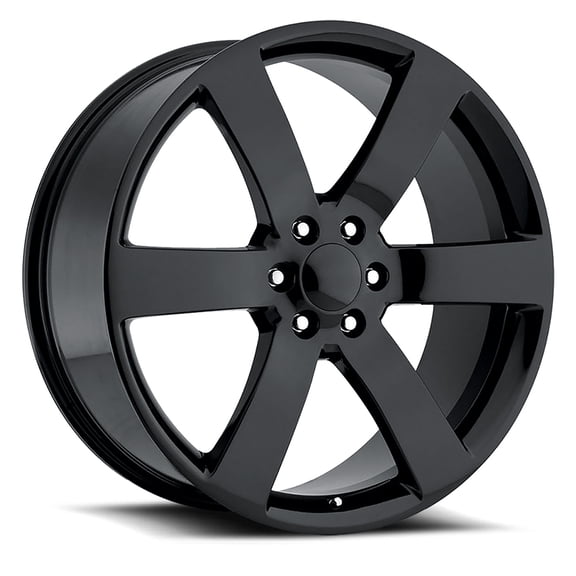 Replica Trailblazer SS 22x9 +22 Gloss Black Wheel 6x139.7 6x5.5 (QTY 1)