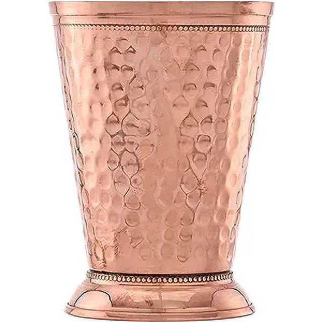 REPLICARTZUS Mint Julep Cup Hammered Copper Moscow Mule beautifully handcrafted, 12 oz size mugs