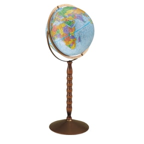 Replogle Treasury Floor Model Globe, 32" x 12"
