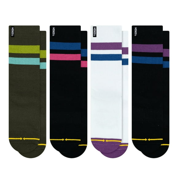REPREVE® Subtle Berry Crew Socks 4-Pack