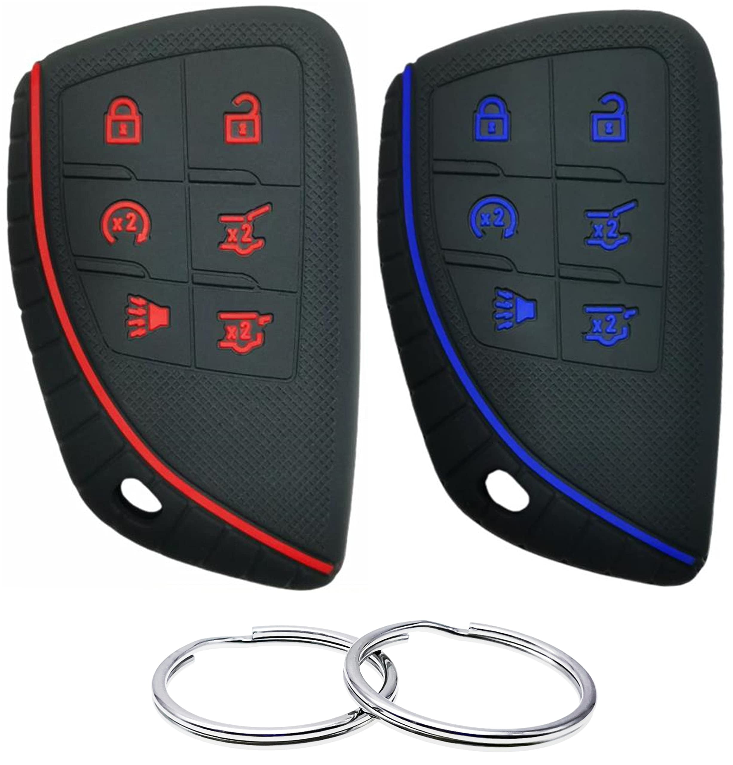 REPROTECTING Silicone Rubber Key Fob Cover Compatible with 6
