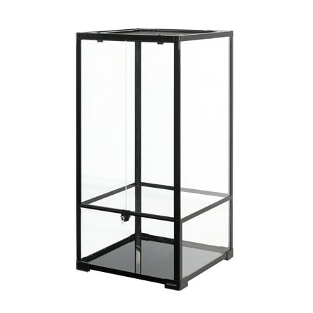 REPTI-ZOO Reptile Knock Down Glass Terrarium with Double Hinge Door 18" x 18" x 36" (50 Gallon)