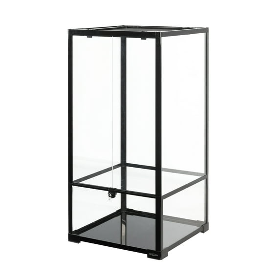 REPTI-ZOO Reptile Knock Down Glass Terrarium with Double Hinge Door 18" x 18" x 36" (50 Gallon)