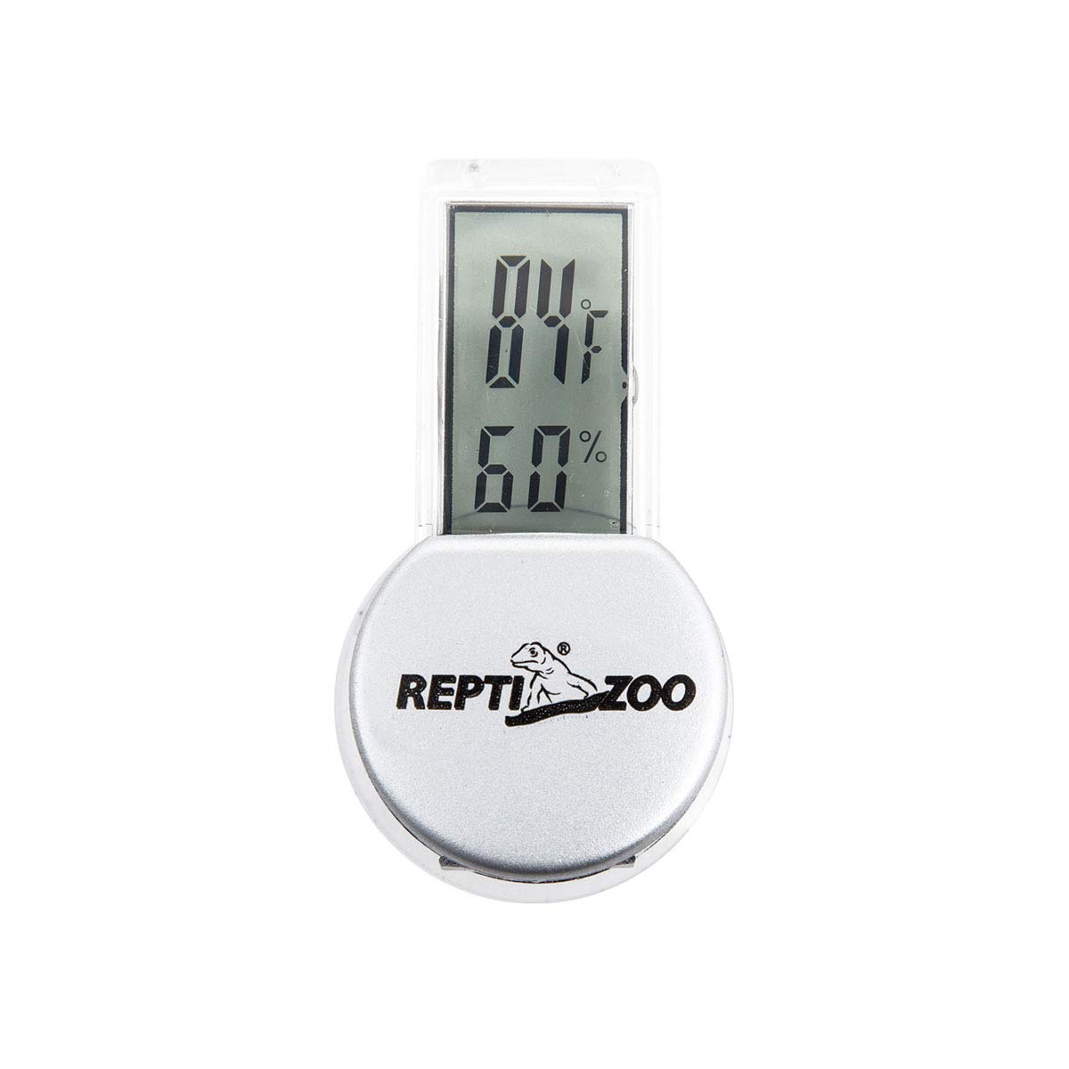 REPTI ZOO Reptile Thermometer Hygrometer with Suction Cup, Digital