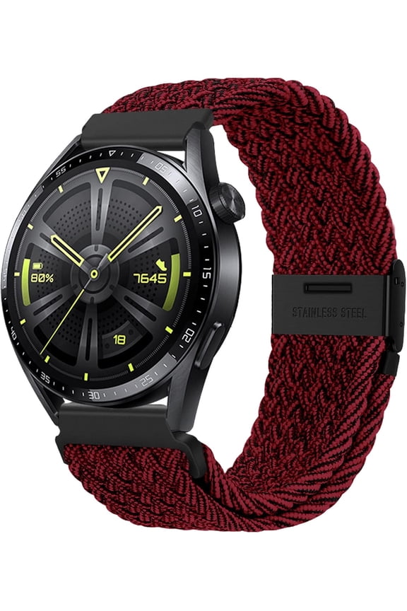 20mm Bands Compatible with Samsung Galaxy 7 6 5 Pro 4 & 6 Classic Active 2 47mm 46mm 45mm 44mm 43mm 42mm 40mm Watch;Quick Release Replacement Nylon Braided band for Samsung Galaxy Watch 7 6 5