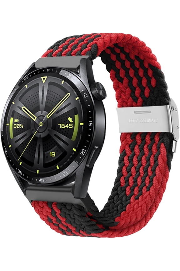 20mm Bands Compatible with Samsung Galaxy 7 6 5 Pro 4 & 6 Classic Active 2 47mm 46mm 45mm 44mm 43mm 42mm 40mm Watch;Quick Release Replacement Nylon Braided band for Samsung Galaxy Watch 7 6 5