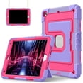 thumbnail image 1 of REQO 3-Layer Protective Case for iPad 9th/8th/7th Generation 10.2 Inch (2021-2019)：Built-in Kickstand, Military-Grade Drop Protection, with Pen Holder, 1 of 6
