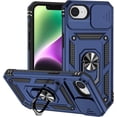 thumbnail image 1 of REQO Case Compatible with iPhone 16E 2025 with Sliding Lens Cover, Military Armor Shockproof Protective Case with 360° Rotating Stand for Men Women, 1 of 8