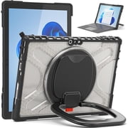 REQO Case for Microsoft Surface Pro 7 / Pro 6 / Pro 5 / Pro 4 with Kickstand Heavy Duty Shockproof, Compatible with Type Cover Keyboard