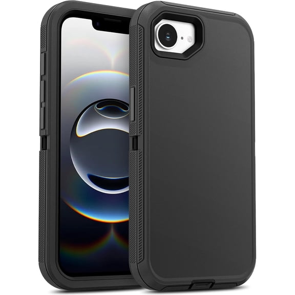 REQO Case for iPhone 16e 2025, Heavy Duty & Rugged Dual-Layer with USB C Port Anti dust Protection Shockproof Phone Cases, Anti-Scratch Armor Back Cover for iPhone 16E 2025 6.1-inch