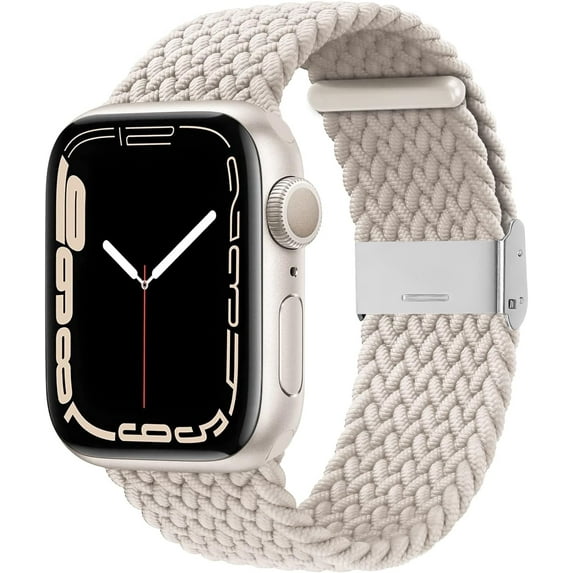 REQO Compatible with Apple Watch Bands 44mm 40mm 38mm 42mm 41mm 45mm 46mm 49mm, iWatch Bands Women Men,Adjustable Braided Solo Loop Elastic Sport Band for iWatch Ultra SE Series 10/9/8/7/6/5/4