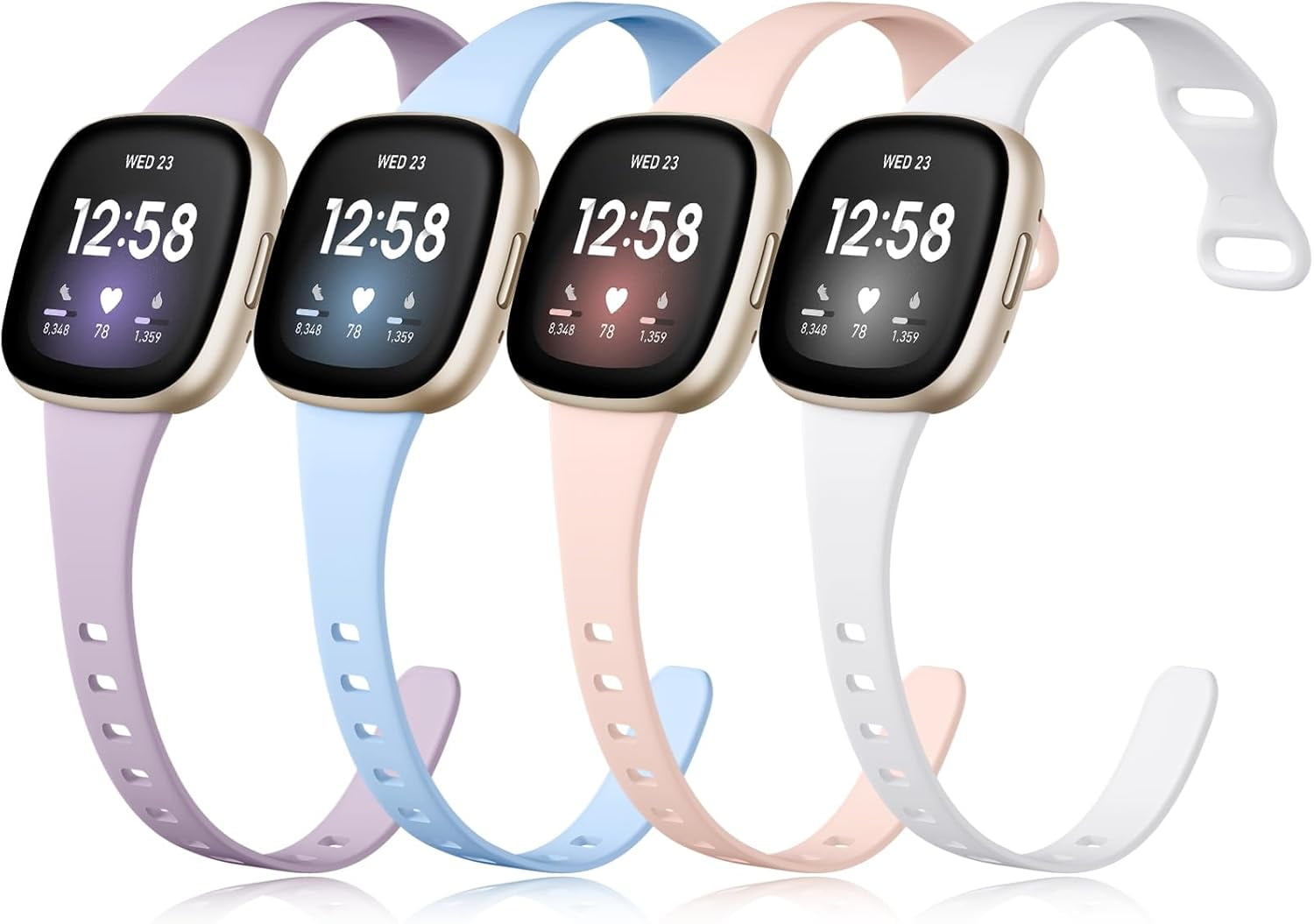 REQO Compatible with Fitbit Sense/Sense Bands/Versa 4/ Versa