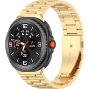 REQO Compatible with Samsung Galaxy Watch 8 Classic/Galaxy Watch 8 40mm 44mm Smartwatch Band, Metal Stainless Steel Replacement Strap for Galaxy Watch8 Accessories