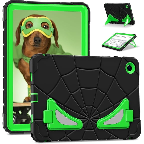 REQO Compatible with Samsung Galaxy Tab A9 Plus 11 inch 2023 Case: with Shockproof Rugged Hybrid Protective with Kickstand