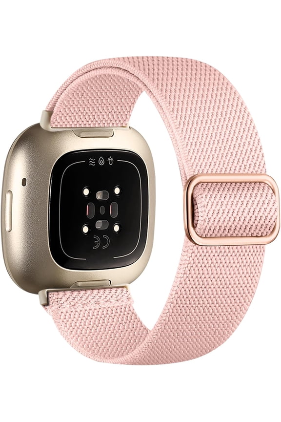 Elastic Band Compatible with Fitbit Versa 3/ Sense 2/ Sense/Versa 4 Bands for Women Men, Sport Stretchy Breathable Sense 2 & Sense Bands Versa 3 and Versa 4 Watch Straps Replacement Wristband