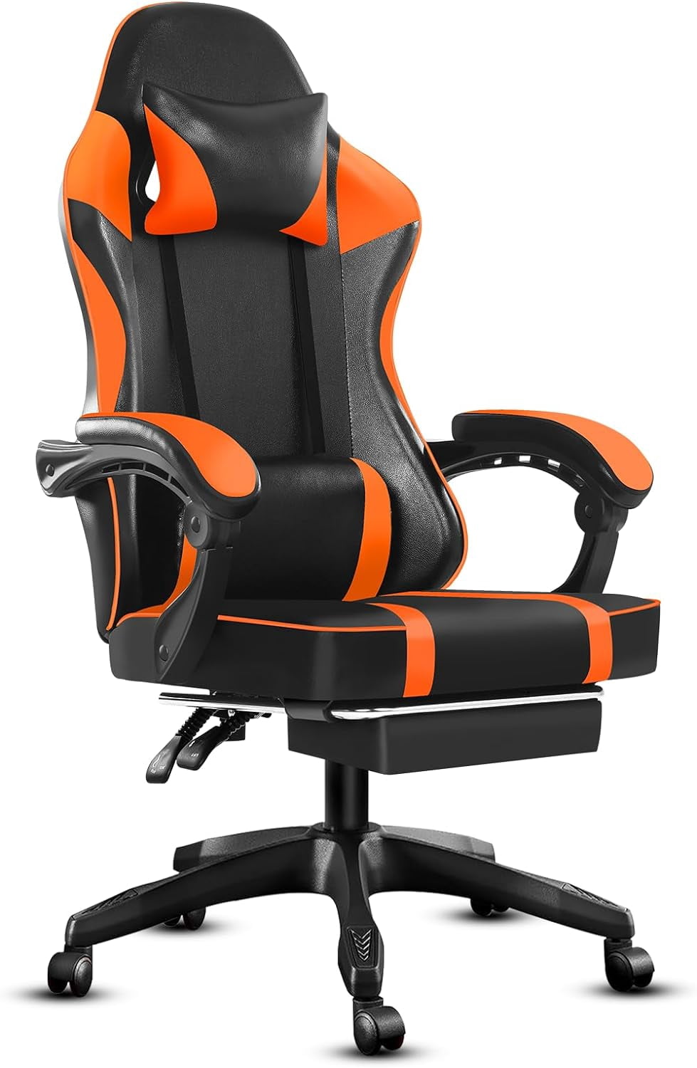 REQO Gaming Chair, Computer Chair with Footrest and Lumbar Support ...