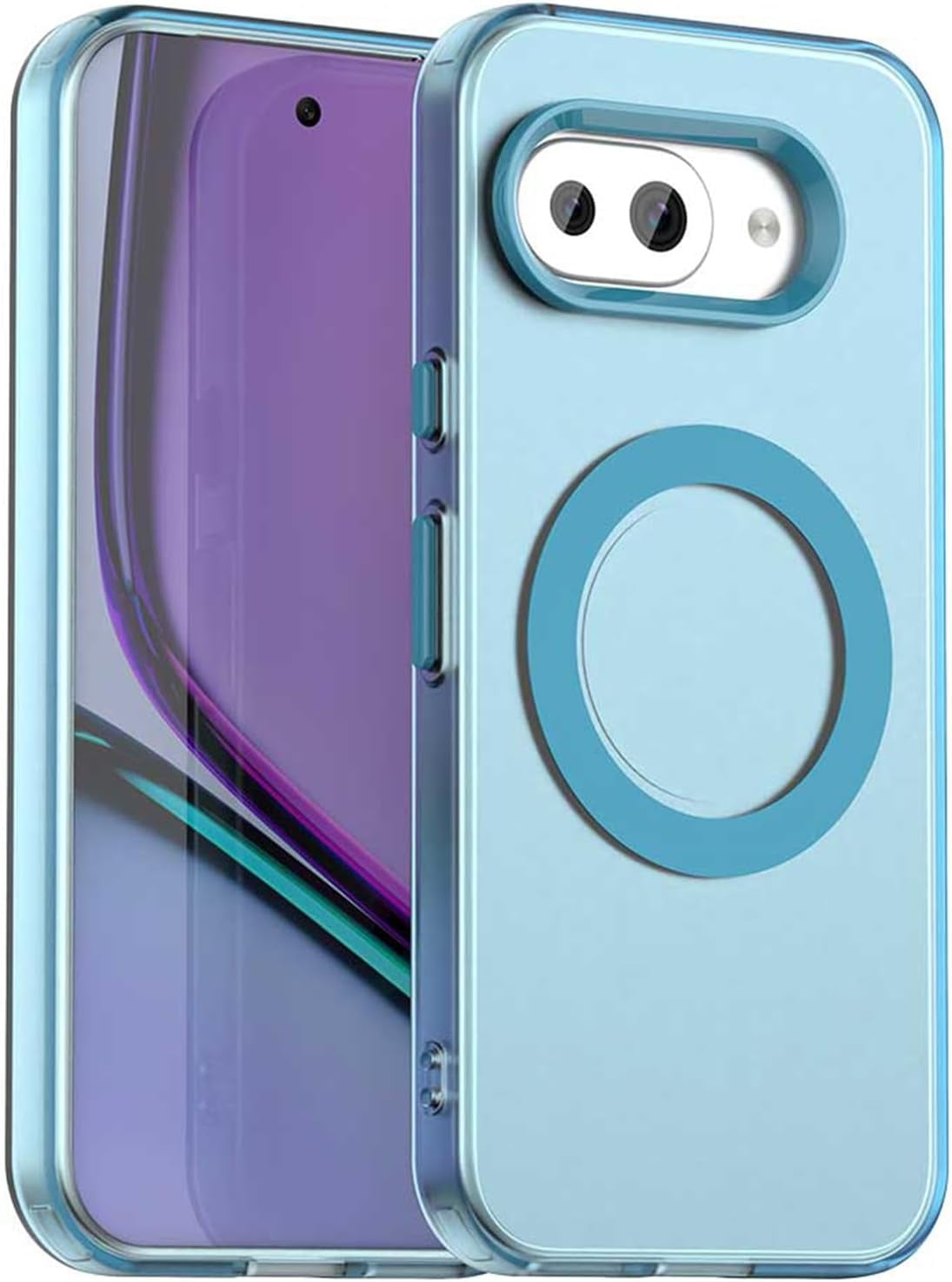 Seltureone Custodia Per Google Pixel 9 Pro XL | Trasparente Anti-Ingiallimento | Compatibile MagSafe | Antiurto Con Airbag