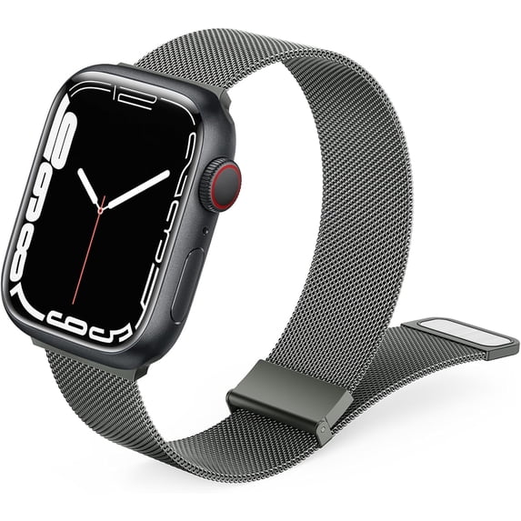 REQO Metal Band for Apple Watch Bands Series 10 9 8 7 6 5 4 3 2 1 SE Ultra Ultra 2 for Women Men, Stainless Steel Metal Replacement Wristband for iWatch 38mm 40mm 41mm 42mm 44mm 45mm 46mm 49mm