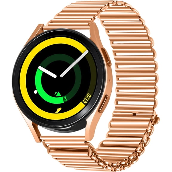 REQO Metal Band Compatible with Amazfit Active 2 Square/1/Bip 3 pro/Bip U pro/Bip S lite/GTS 4 mini/GTS 4 3 2 2e 2mini/GTR 42mm/Pop/Pop pro/Zepp Z Watch, Replacement Wristbands Bracelet Adjustable