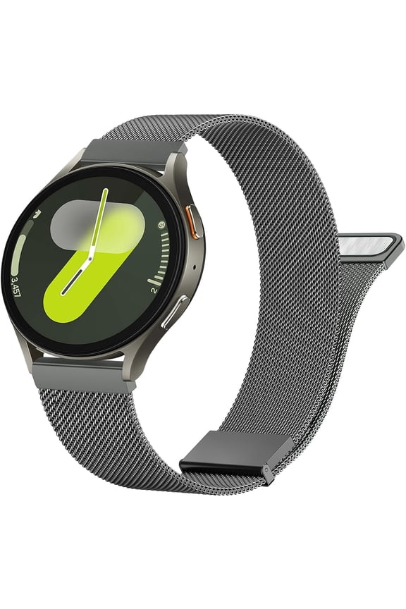 Metal Bands Compatible with Samsung Galaxy Watch 7 Band 40mm 44mm, FE Bands 40mm, Stainless Steel Metal Replacement Bracelet Strap for Galaxy Watch 7 Band Women Men