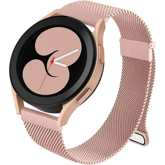 REQO Metal Bands for Samsung Galaxy Watch 4 (40mm, 44mm, 42mm, 46mm) - Women & Men, Stainless Steel Replacement Straps