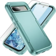 REQO Military Grade Drop Protection Shockproof Cell Phone Case for Google Pixel 8a, Green
