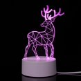 thumbnail image 1 of REQO Night Light 3D Illusion Lamp 7 Colors Changing Lights Bedroom Living Room Decorations Christmas Halloween Birthday Gifts for Kids Children Teen, 1 of 9