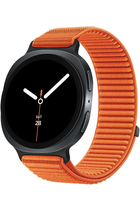 Nylon Loop Sport Band Compatible with Samsung Galaxy Watch 8 40mm/44mm, 2025 Soft Adjustable Replacement Strap for Galaxy Watch 8 Classic 46 mm Women Men