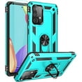 thumbnail image 1 of REQO for Samsung A52 Case, Galaxy A52 Case with HD Screen Protector, Military-Grade Ring Holder Kickstand Car Mount 15ft Drop Tested Shockproof Cover Phone Case for Samsung Galaxy A52, Green, 1 of 7