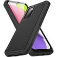 thumbnail image 1 of REQO for Samsung Galaxy A03S Case, Galaxy A03S Case with Screen Protector [Military Grade Drop Tested] Heavy-Duty Tough Rugged Shockproof Protective Case for Samsung A03S, Matte Black, 1 of 6