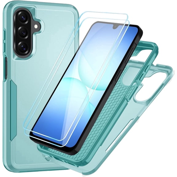REQO for Samsung Galaxy A17 5G Case with HD Screen Protector [Military Grade Drop Protection] Heavy Duty Full Body Shockproof Protection for Galaxy A17 5G Phone Case