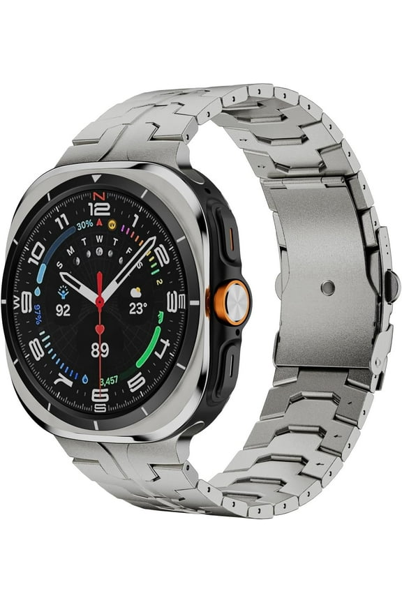 Stainless Steel Strap for Samsung Galaxy Watch 8 Bands 40MM 44MM & Galaxy Watch 8 Classic 46MM Band,Luxury Metal Galaxy Watch 8 40MM Wristband Bracelet for Samsung 8 Watch Band Men Women