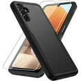 thumbnail image 1 of REQO for Galaxy A13 5G Case, Samsung Case with Screen Protector,Heavy-Duty Tough Rugged Shockproof Protective Phone, Black, 1 of 7