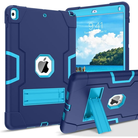 REQO iPad Air 3rd Generation Case, iPad Pro 10.5" 2017 Case, 3 Layers Heavy Duty Rugged Shockproof Kickstand Protective Tablet Case Cover for iPad Air 3 10.5" 2019 /iPad Pro 10.5" 2017