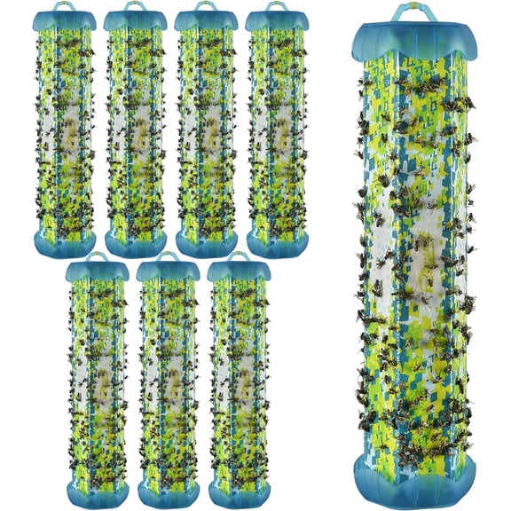 RESCUE! Fly TrapStik Indoor Hanging Fly Trap, 8 Pack